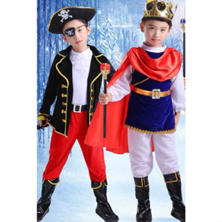 [台灣出貨] 🏴‍☠️👑海盜 王子 國王 角色扮演服裝 權杖套裝 主題派對 化妝舞會遊行舞台表演服裝萬聖節 聖誕節 表演
