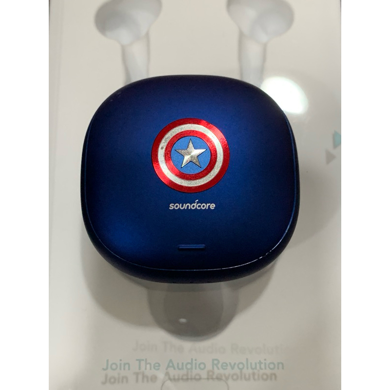 二手 Soundcore Liberty Air 2 Pro主動降噪真無線藍牙耳機｜Marvel漫威授權 充電倉 單右耳