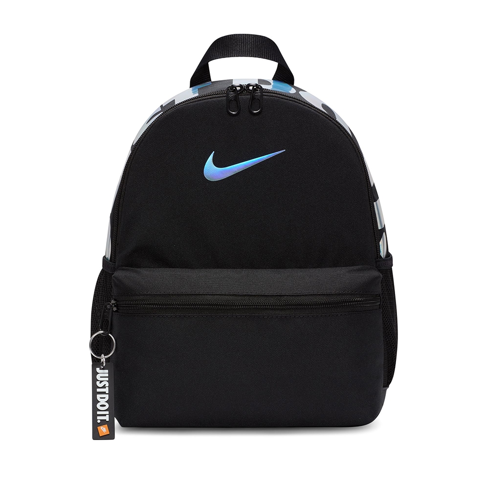 【NIKE】Nike Brasilia JDI 配件 後背包 兒童 小包 鐳射 黑 包包 -DR6091017