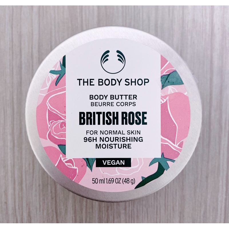 《Krystal》The body shop美體小舖 英皇玫瑰嫩膚身體滋養霜50ml 效期2025/07月