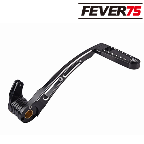 Fever75 哈雷14-17 FLH 刹車踏板套件 中洞柄身+鐵鎚造型踏板雙色款