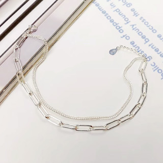 achicat．雙層手鍊．925純銀．率性時尚|客製化刻字．hs23007