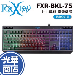 FOXXRAY 狐鐳 FXR-BKL-75 月行戰狐 電競鍵盤 有線鍵盤 遊戲鍵盤 彩虹背光 光華商場