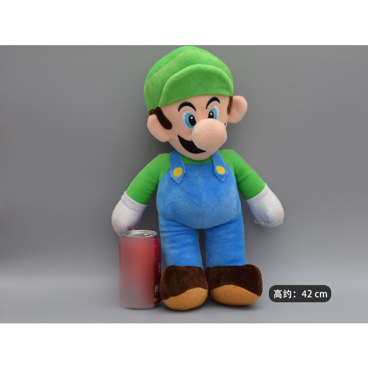 清倉【超級瑪麗】super mario 兄弟 毛絨 玩具 公仔 馬裡奧 路易基 娃娃 玩偶 禮物 42cm