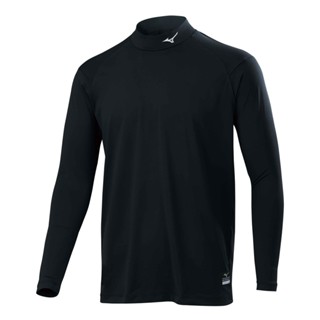 MIZUNO 美津濃 黑色高領長袖緊身衣 12TA2C0109 抗UV/吸濕排汗 新款上市超低特價$939元/件