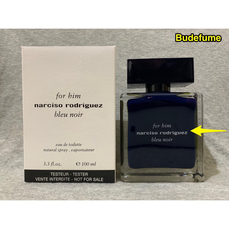 《二手/請詳見內文》Narciso Rodriguez Bleu Noir 紳藍男性淡香水tester 100ml