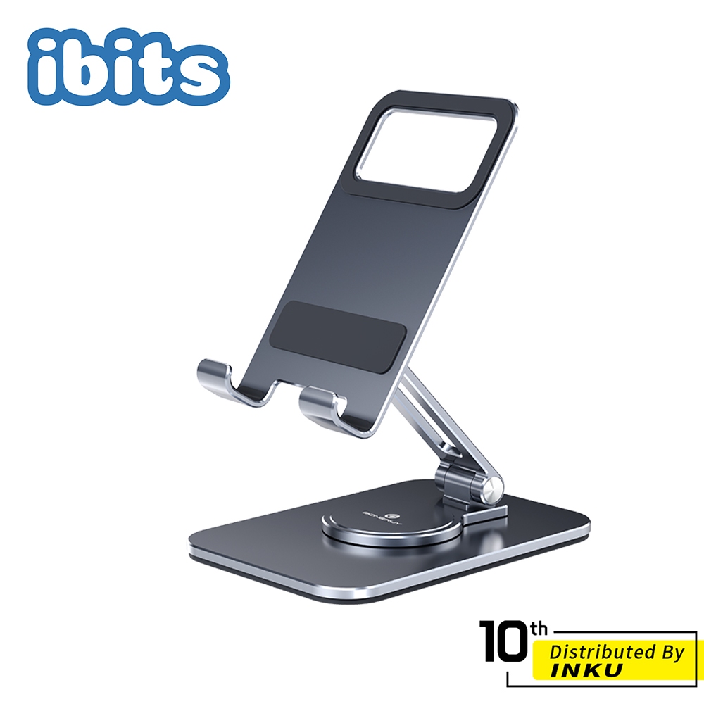 ibits BON L05MINI 手機款鋁合金旋轉折疊支架 懶人桌面直播支架 多功能旋轉手機平板支架 360度旋轉