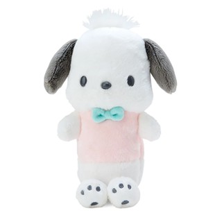sanrio 三麗鷗 軟綿綿系列 角色造型絨毛坐姿筆袋 帕恰狗 554979