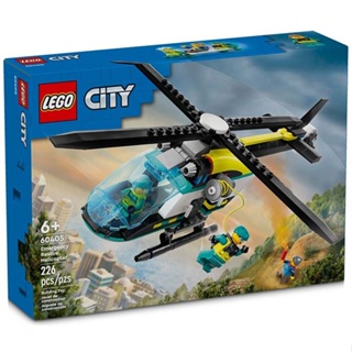 ［想樂］全新 樂高 LEGO 60405 City 城市 緊急救援直升機