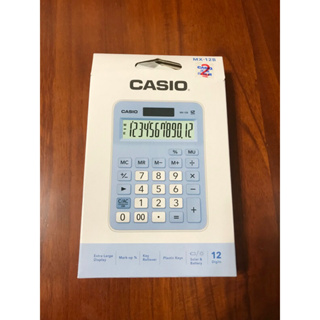 CASIO 12位數雙電力設計標準型計算機粉嫩新色-粉嫩藍紫(MX-12B-LB)