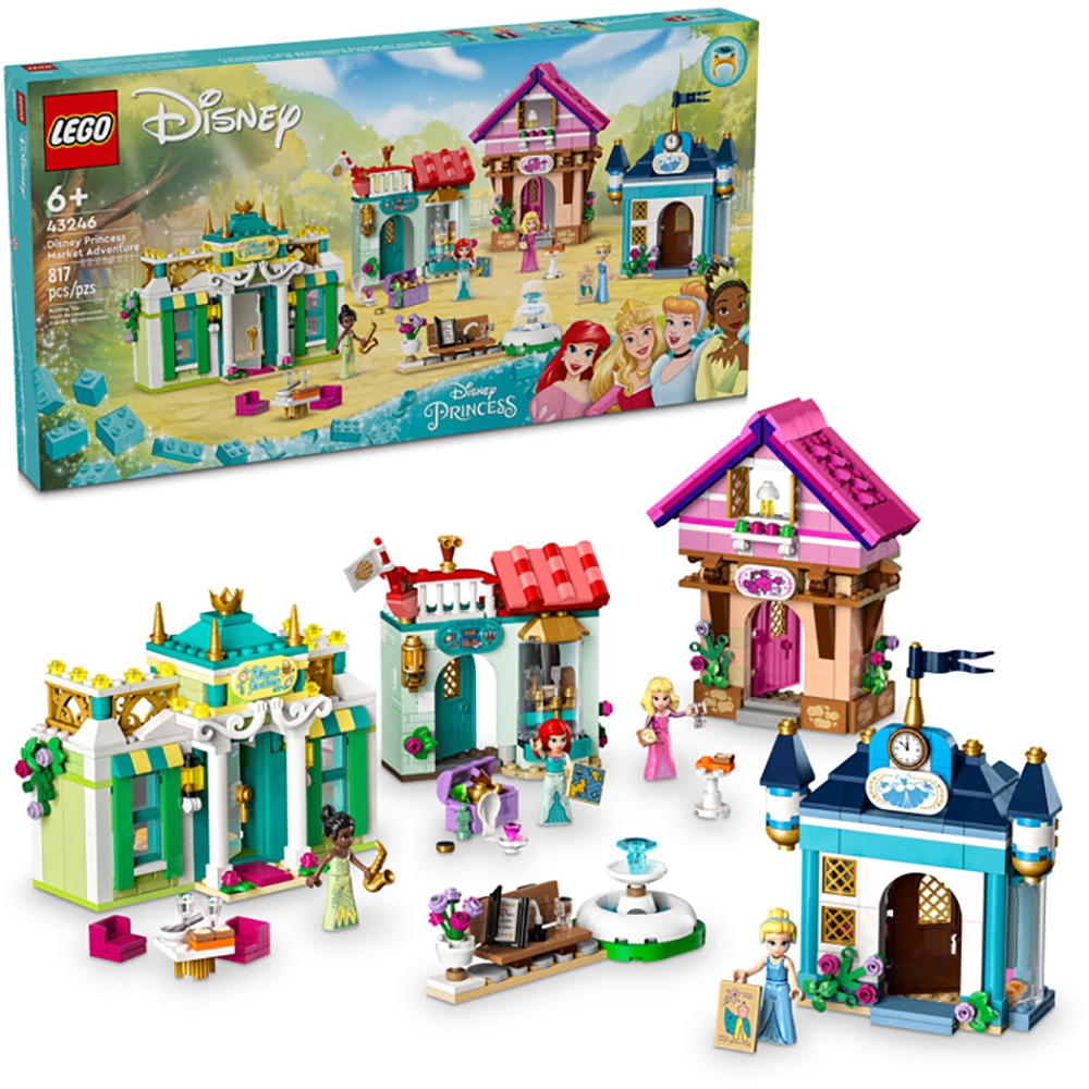 LEGO樂高 43246 Disney Princess 迪士尼系列 - 迪士尼公主市集大冒險