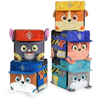 Paw Patrol 汪汪隊立大功-Rubble & Crew 角色 方塊絨毛娃娃(隨機出貨)