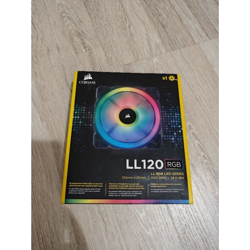 CORSAIR LL120 RGB 單風扇 全新未使用 外盒有損