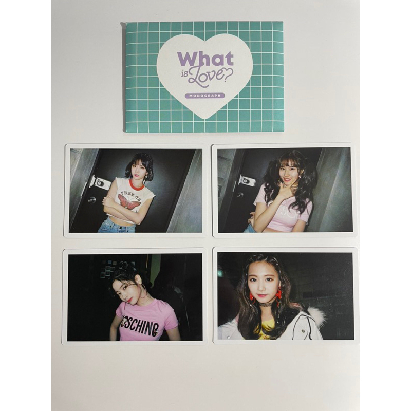 🈶 twice 出清 what is love monograph 寫真書 花絮 寫真書 花絮 小卡 迷你五輯 小卡