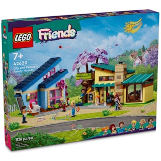 LEGO樂高 LT42620 Friends 姊妹淘系列 - 歐利的家和佩斯莉的家