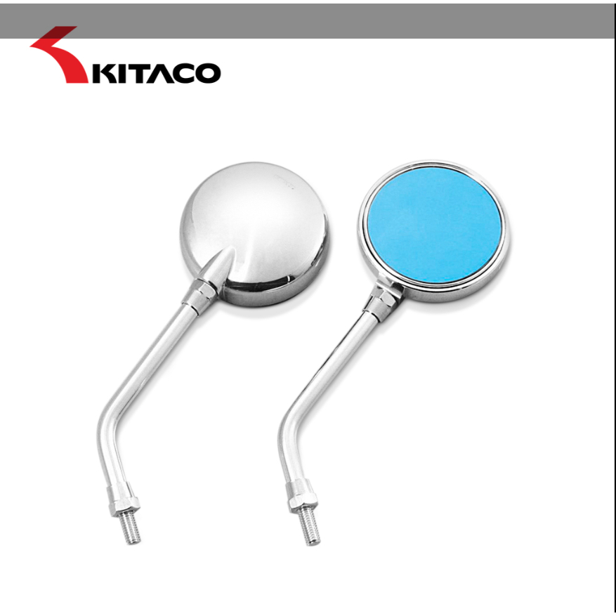 KITACO DAX125 MONKEY125 專用 鍍鉻後視鏡 防眩藍鏡 後照鏡