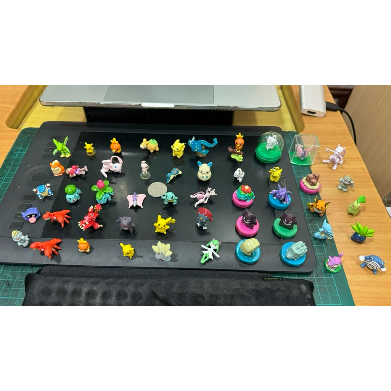 日本 正版 神奇寶貝 寶可夢 小隻 公仔 人偶 印章 盒玩 轉蛋 扭蛋 龍蝦小兵 火稚雞 耿鬼 火恐龍 妙蛙草 腕力