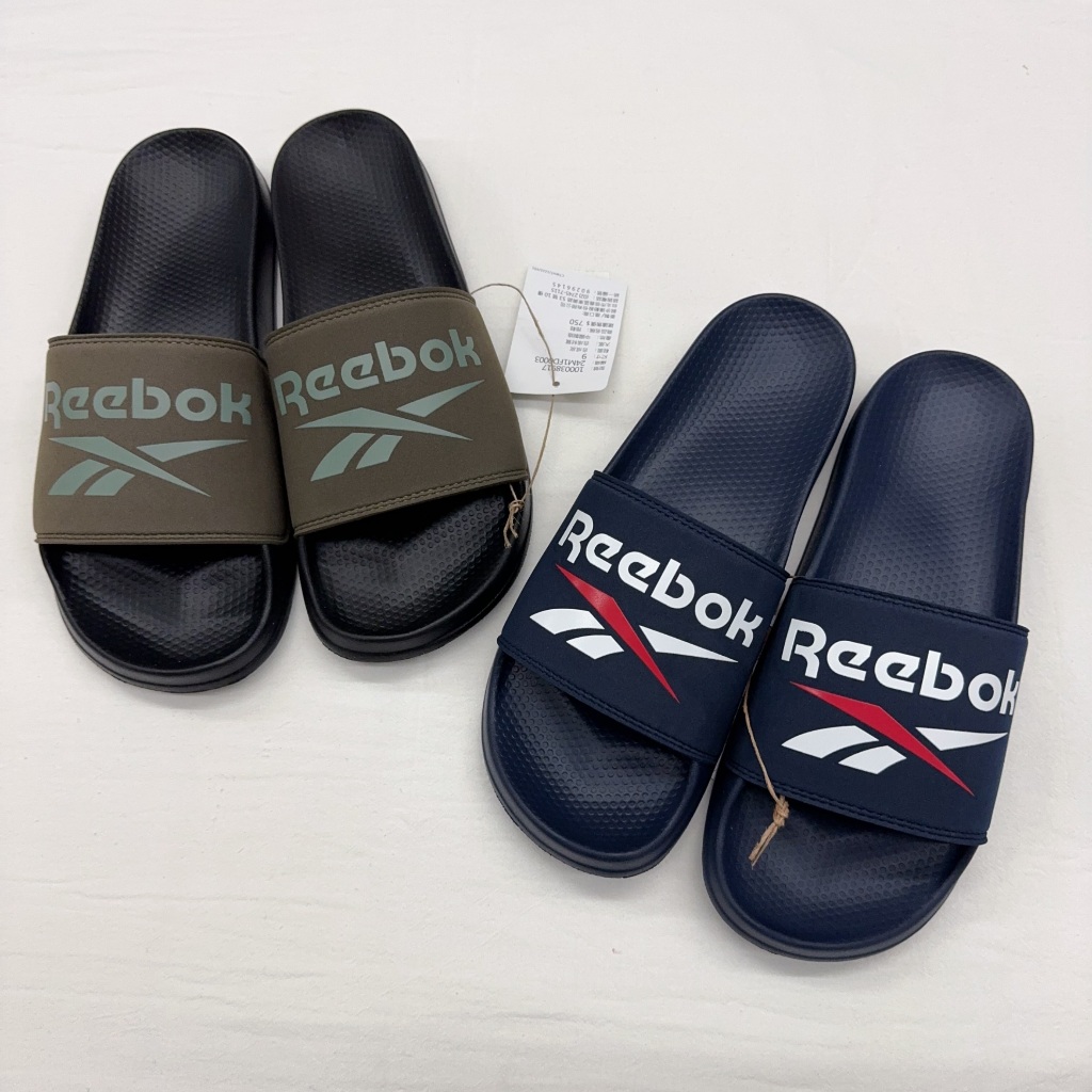 有間店🔹REEBOK 拖鞋 可碰水 輕量 100038917軍綠 深藍100039176