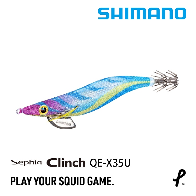 SHIMANO 亮片蝦 Sephia Clinch FLASHBOOST QE-X35UE 3.5吋木蝦