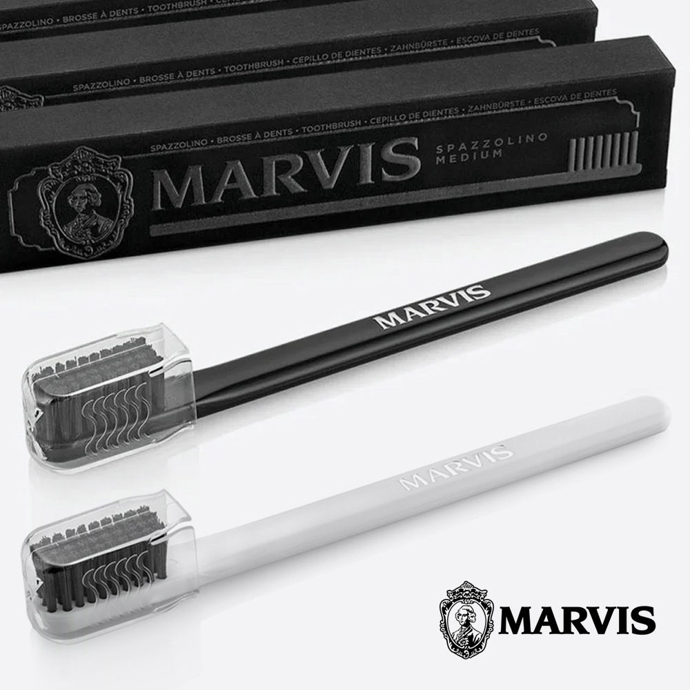 Marvis 專業精品牙刷（軟毛/中性毛）抗敏護齦溫和軟刷毛 超細奈米極細抗敏感潔淨牙齦齒縫 敏感牙齒口腔清潔護理推薦