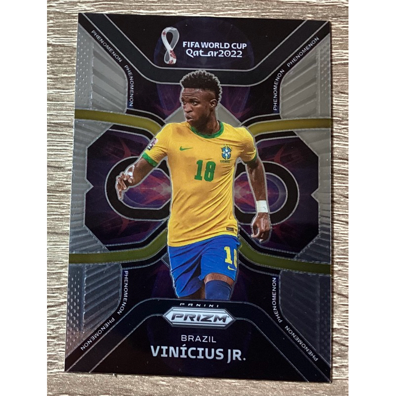 ［2022 Panini Prizm World Cup］巴西 Vinicius Jr. 特卡 足球卡 皇馬 世界盃