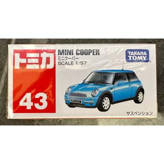 Tomica 多美 No.43 43 Mini Cooper 藍色 模型車 模型
