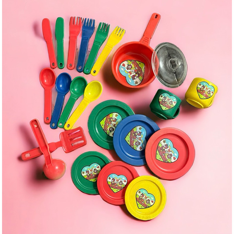 【惜物循環 便宜出清】兒童扮家家酒 廚房玩具21件組（二手無損壞）