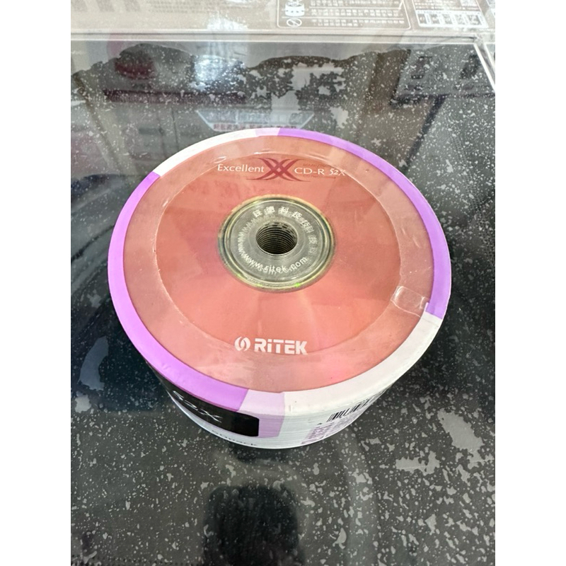 Ritek Excellent CD-R52X 錸德 空白光碟片 燒錄片 原廠50片裝