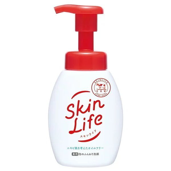 ✩小敏廣場✩COW 牛乳石鹼 SKIN LIFE 滋卿愛 保濕泡沫潔顏乳 洗面乳 160ml