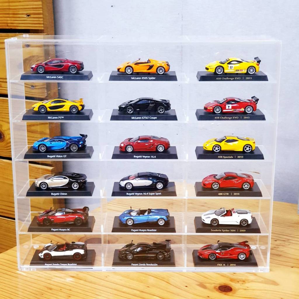 【積木城市】壓克力展示盒 適用多款1:64合金車 7-11超商模型車 賽車模型