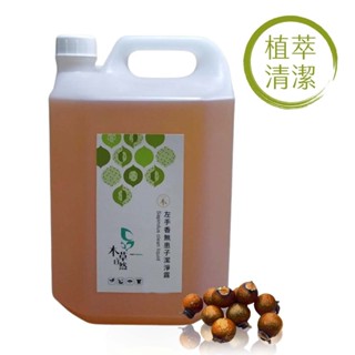 【本草自然】左手香無患子潔淨露補充瓶5000ml(加贈1000ml一瓶)洗碗精 洗手 洗衣精 清潔劑 蔬果清洗 溫和洗淨