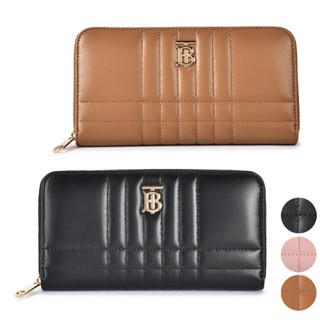 BURBERRY Lola TB衍縫小羊皮拉鍊長夾(任選)080242｜GoBrand購名牌