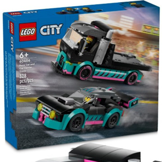 [大王機器人] 樂高 LEGO 60406 City-賽車和汽車運輸車 城市系列