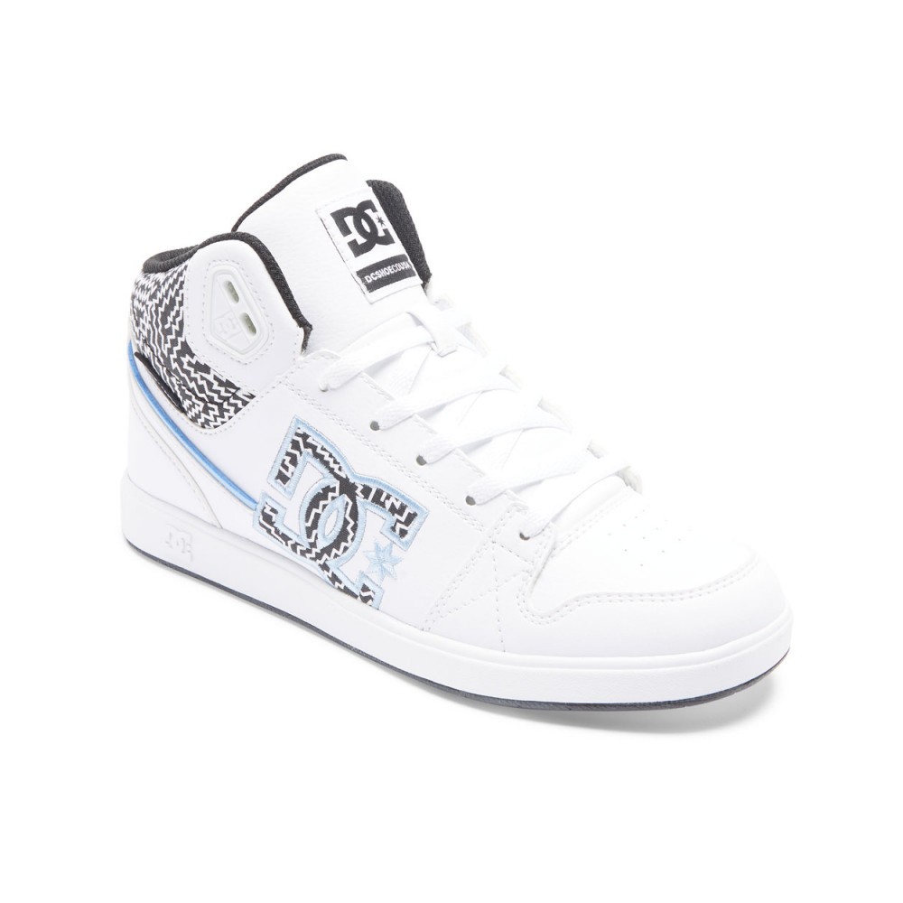 DC SHOES -女款- UNIVERSITY MID SE SN 中筒運動生活鞋女鞋-白色