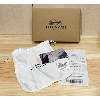 魔法小屋🏡 COACH 蔻馳 F75006 短夾 皮夾 空盒 含 防塵袋、卡、購買證明