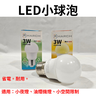 【LED優選】LED小球泡《CNS國家認證》 LED小夜燈3W 燈籠燈 鳥巢燈 體積減小 高效LED 3W 保固