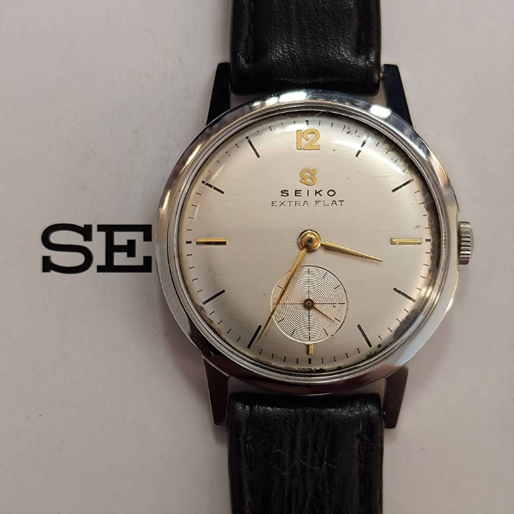 | Vintage古董錶 |   Seiko S Extra Flat 手動上鍊自動機械錶  1950s 大二針