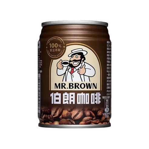 ㊣金車 MRBROWN 伯朗咖啡 原味 240ml【有效期限：2025/12/4】