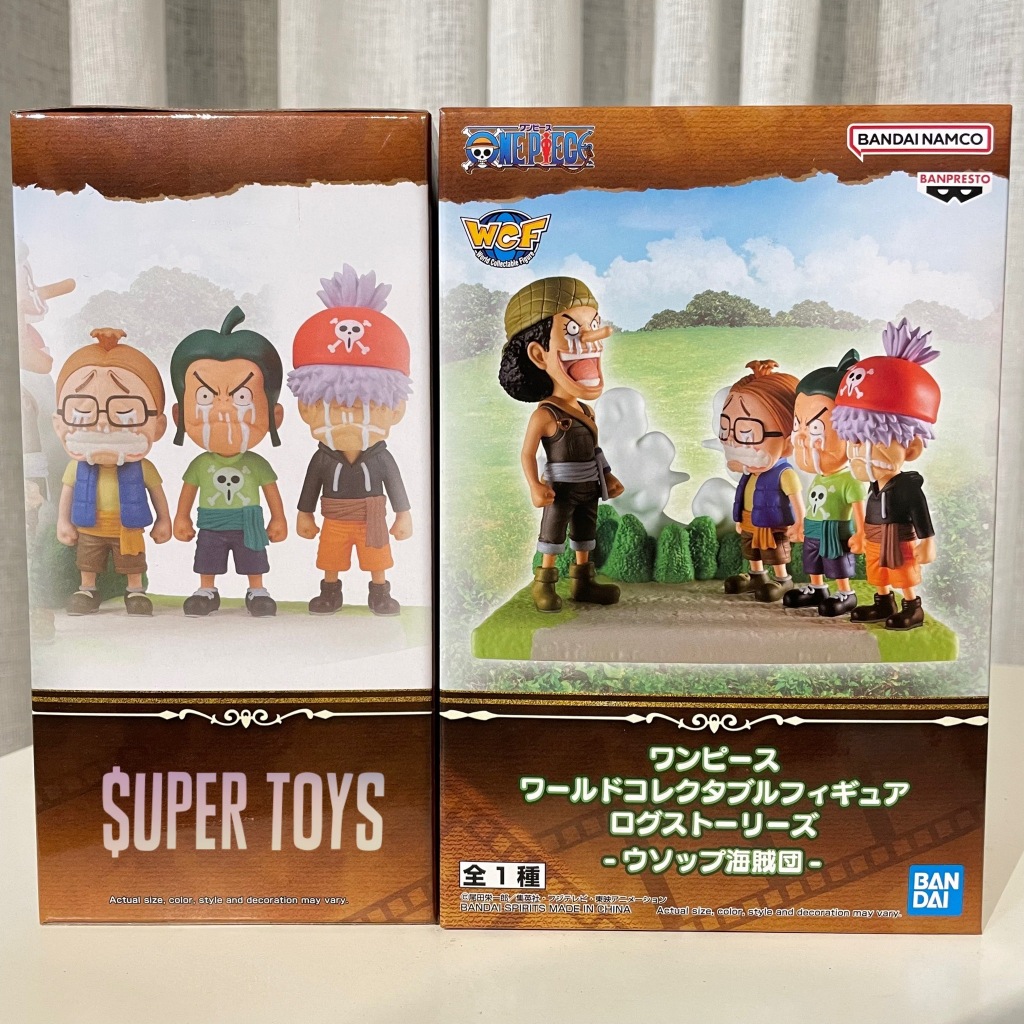 《$uper Toys》全新現貨 萬代 景品 海賊王 航海王 WCF LOG STORIES 騙人布海賊團 騙人布 公仔