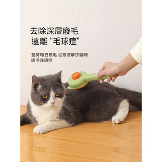 寵物一鍵脫毛梳 貓咪脫毛梳寵物脫毛梳 猫狗梳毛刷 猫狗美容刷 宠物美容神器 宠物针梳子一键除毛 梳毛刷貓咪 貓餅製造梳子