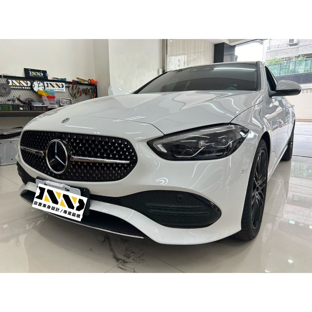 - 宗蒼車身設計 - BENZ 賓士 新款 W206 升級 滿天星 水箱罩 中網 C200 C300 C43