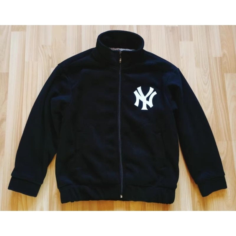 Yankees NY 洋基隊 絨毛 夾克 外套 嘻哈 饒舌 尺寸M~XXL