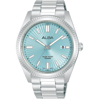 ALBA 雅柏 時尚大三針手錶 42MM 冰藍 (AS9S71X1／VJ42-X353G)
