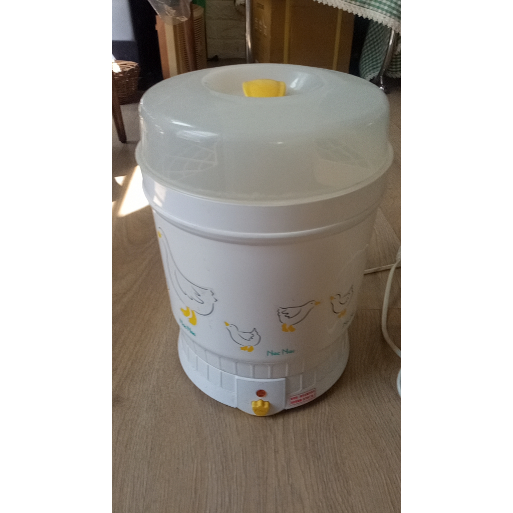 (二手)nacnac 奶瓶蒸汽消毒鍋(無烘烤功能)(原價1380) (保存良好 附原廠紙箱)(可面交)