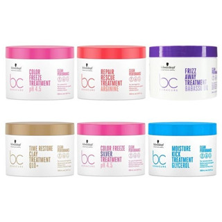 🔥免運+發票 Schwarzkopf 施華蔻 BC 髮泥 髮膜 500ml 沖洗式護髮(凝時再生/晶燦鎖色/極緻修護)