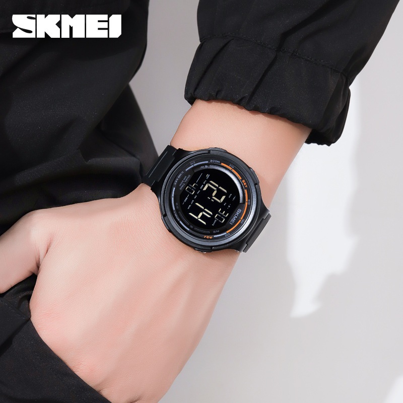 24小時發貨🔥手錶男生 時刻美 SKMEI 多功能顯示電子錶 男女學生LED運動手錶 大盤運動青少年手錶
