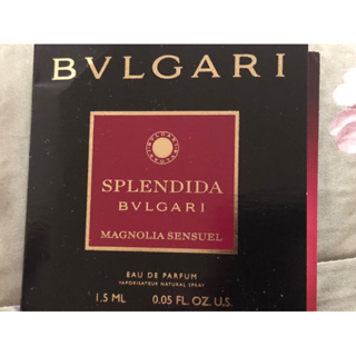 BVLGARI Splendida Magnolia Sensuel 寶格麗醉美蘭香女性淡香精 1.5ML 針管