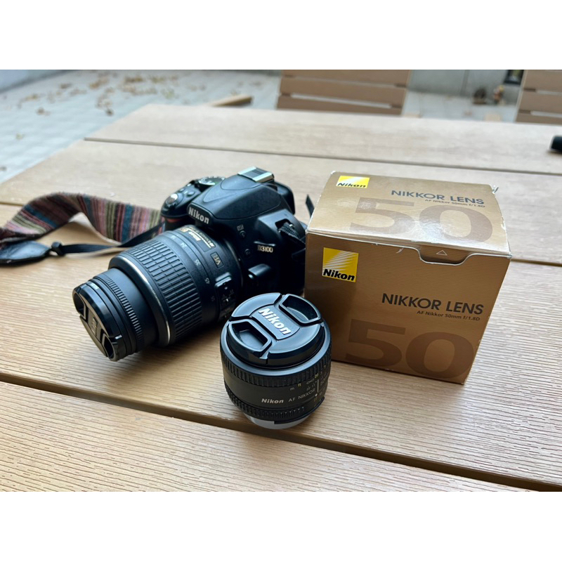 Nikon D3100單眼相機+原廠鏡頭+定焦鏡頭