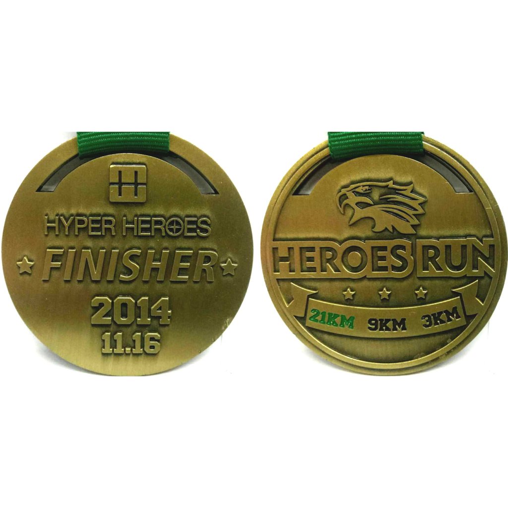 2014 HEROES RUN完賽獎牌
