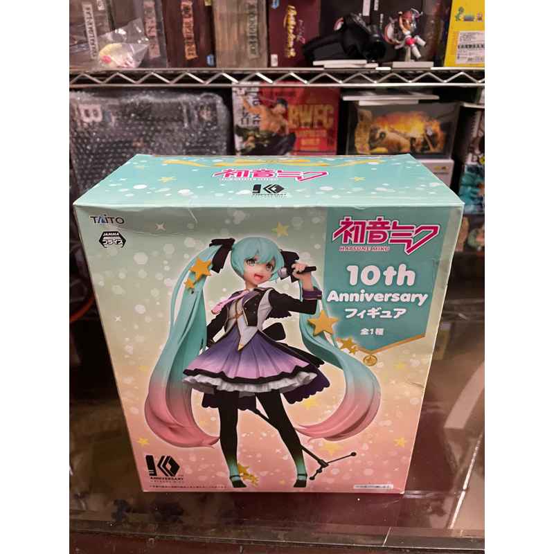 全新 拆檢 AITO Anniversary 10th 初音未來 10周年紀念版 麥克風 公仔 日版 正版